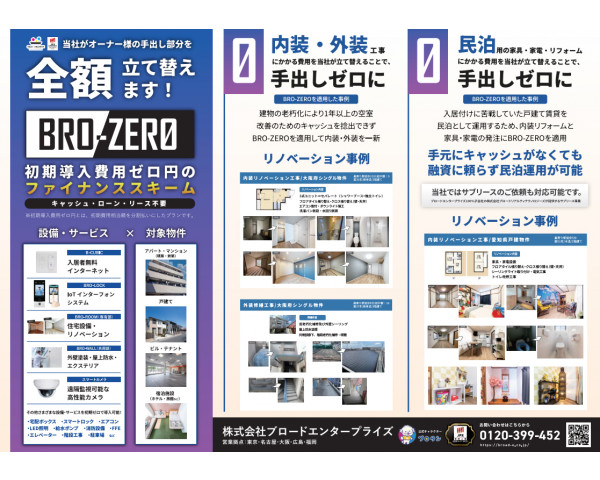 借入れ無しで設備導入工事が出来る、新たなファイナンススキーム『BRO-ZERO』