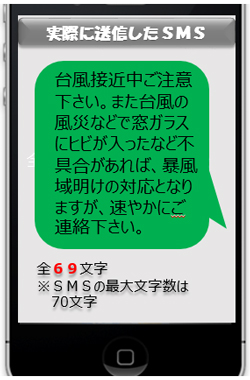 SMS一括送信サービス